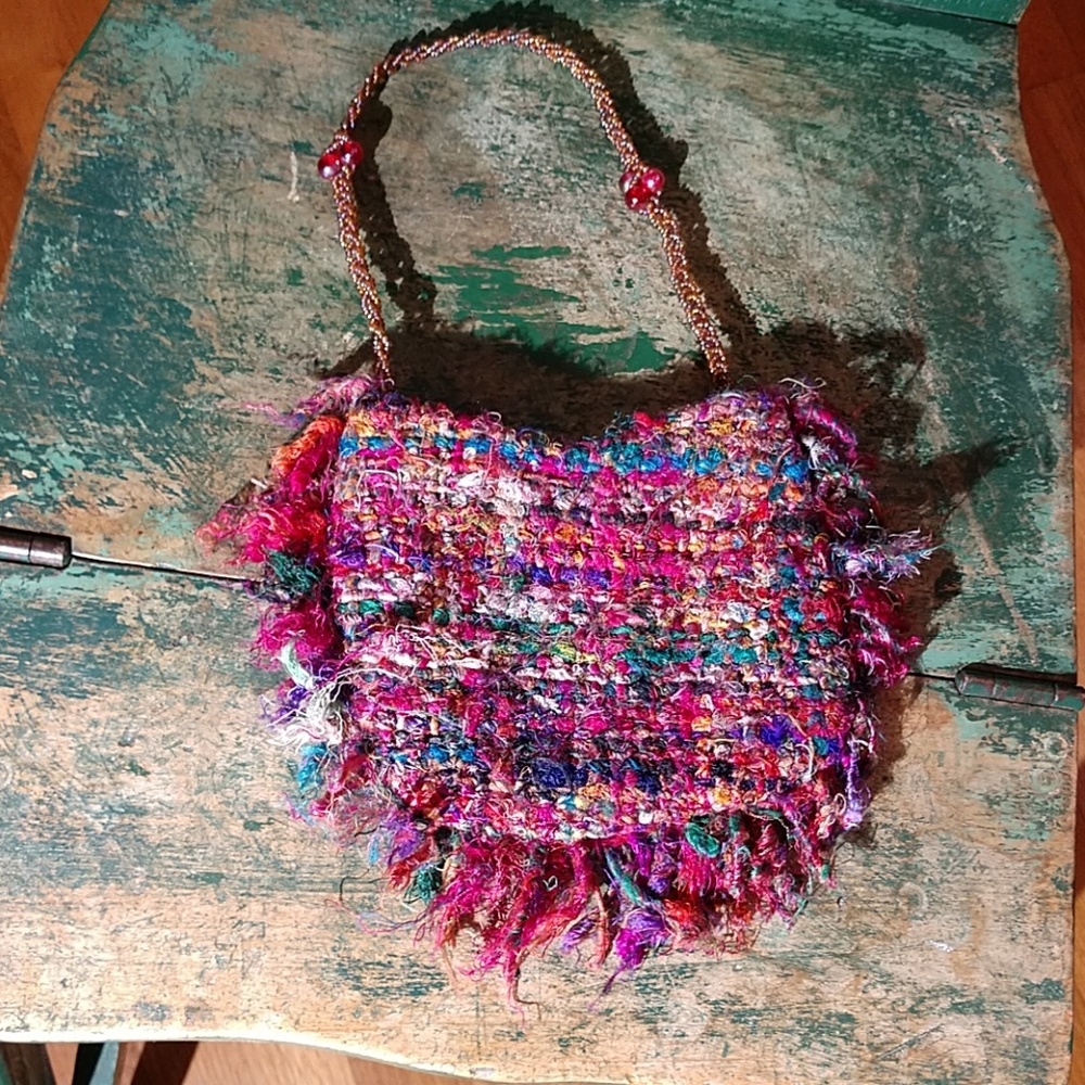 Mini Colorful Tweed Bag